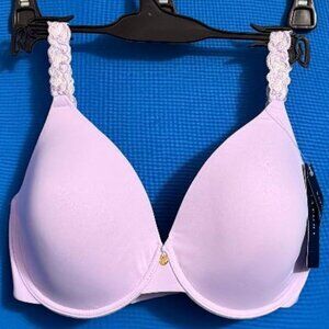 BRAND NEW ~ NWT $74.00 NATORI 34DDD / 34 DDD PURE LUXE LILAC / MINK BRA  732080
